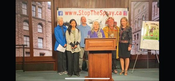 Anishinaabek elders and environmentalists unite to call for halt on herbicide use in Ontario forests