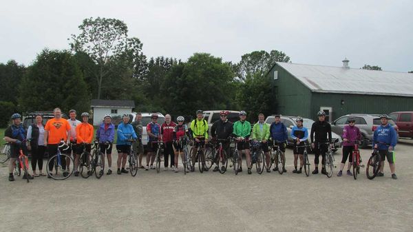 Tour de Barrie Island participants spot 15 Sandhill cranes at event