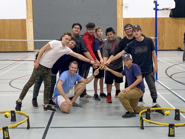 Wasse-Abin High School hosts first ever spike ball tournament through OFSAA Try Day