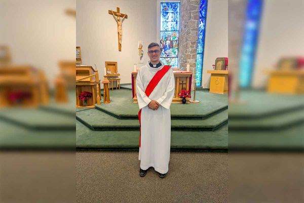 Jesuit from Romania visiting Little Current’s St. Bernard’s