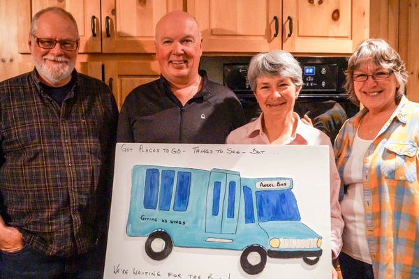 The Angel Bus Committee is asking  Island residents to “pay it forward”