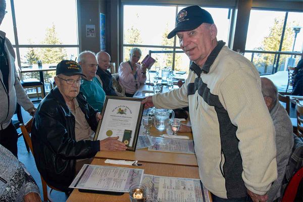 ANAVETS honour Wayne Golden 