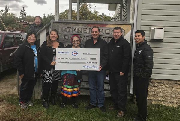 McDougall Energy, Esso Community Program donate to Wiiky Food Bank