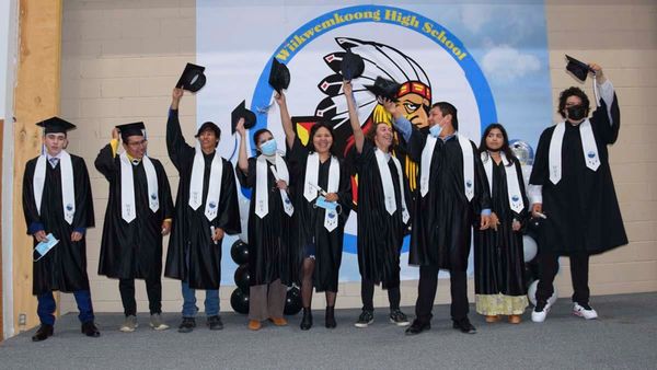 Wiikwemkoong High School celebrates the small but mighty Class of 2022