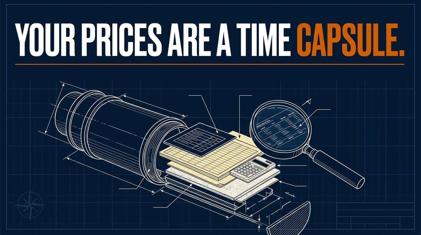 Your Prices Are a Time Capsule and Nobody Has Opened It