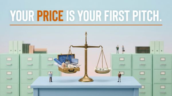 Your Price Is Your First Pitch