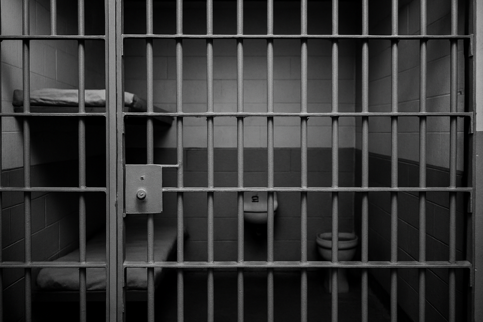 The woman cloaked in gray