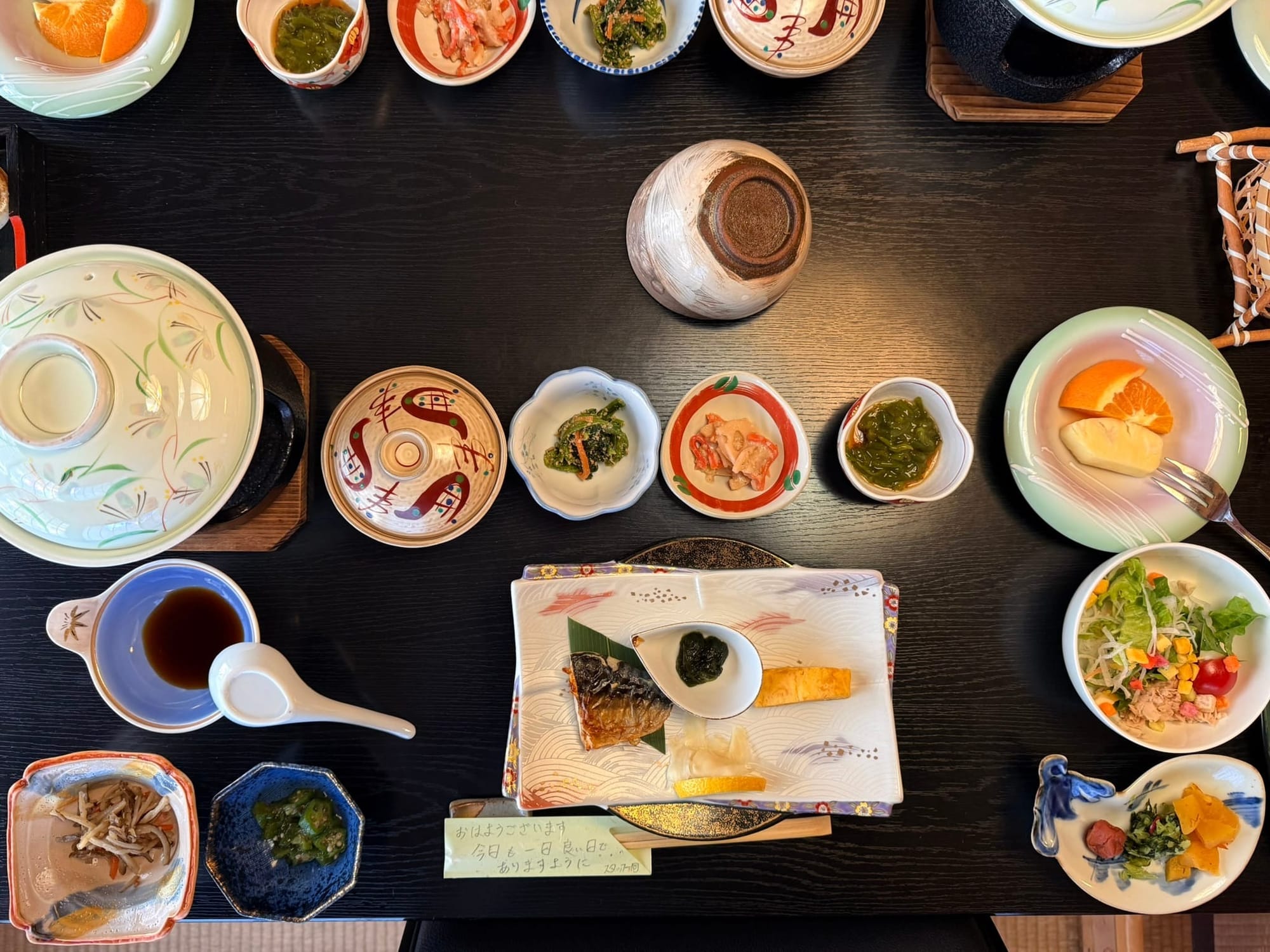 天河山莊的早餐