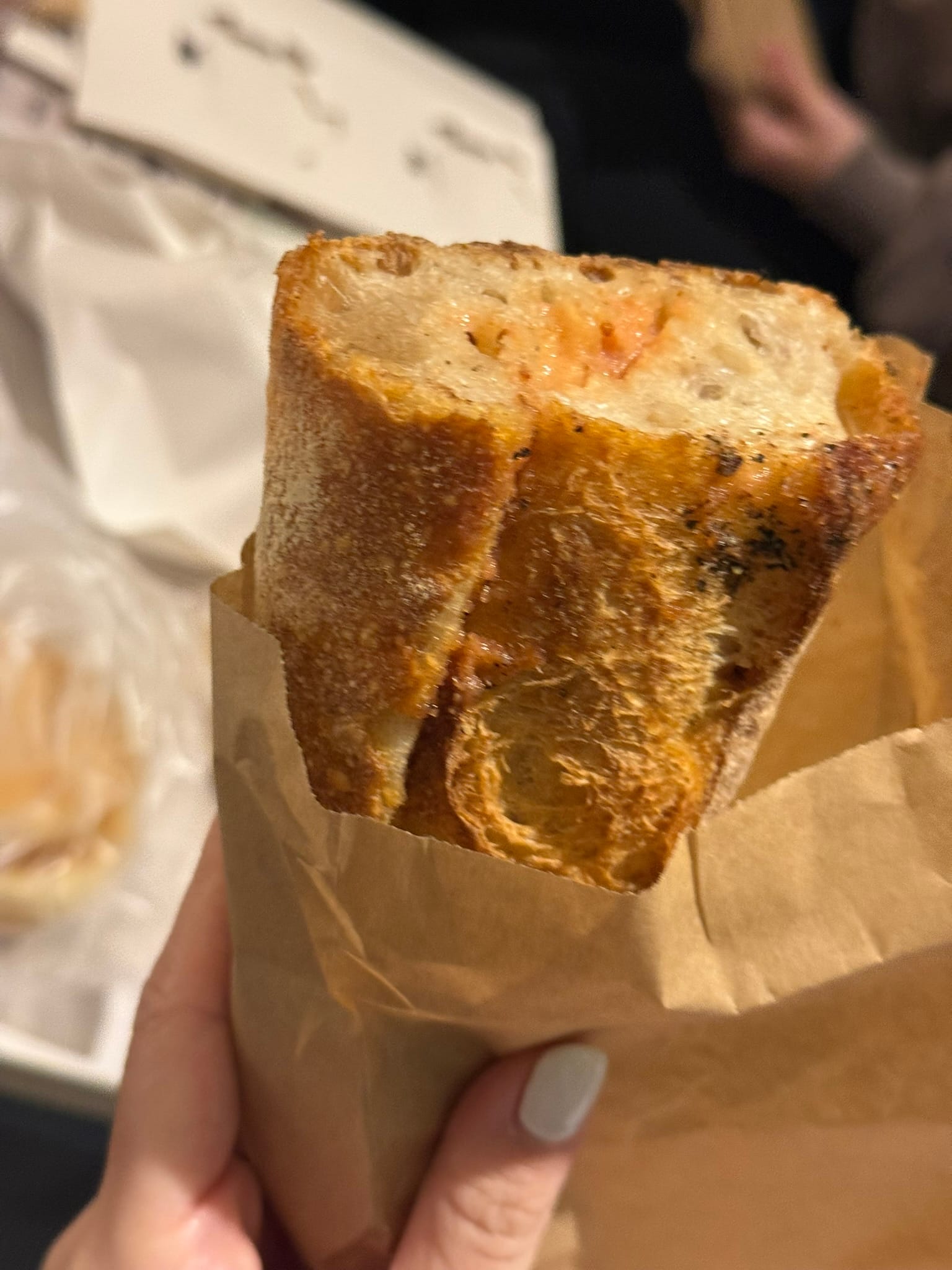 福岡天神 Pain Stock 明太子法國麵包實體特寫