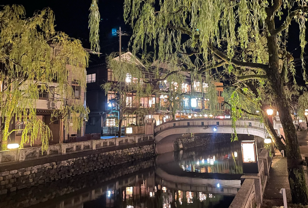 城崎溫泉夜晚街景