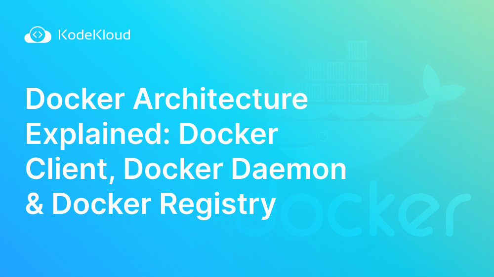 Docker Architecture Explained: Docker Daemon, Docker Client & Docker Registry