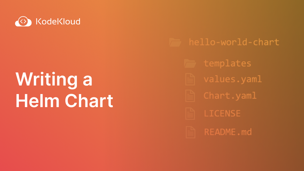 Writing a Helm Chart