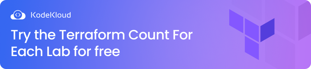 Terraform Count for Each Lab