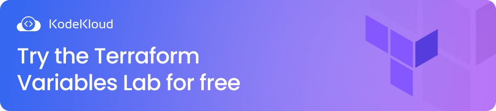 Terraform Variables Lab