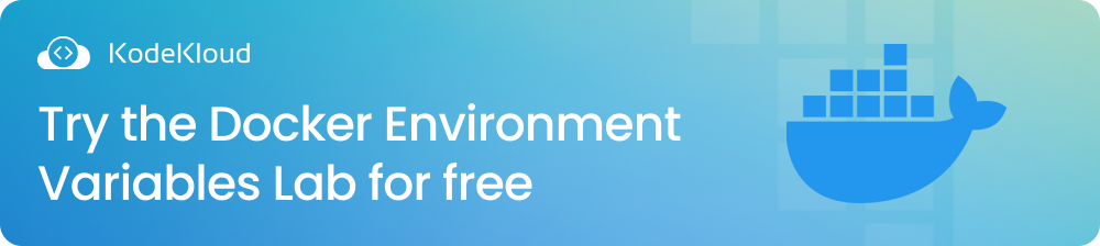 Docker Environment Variables Lab
