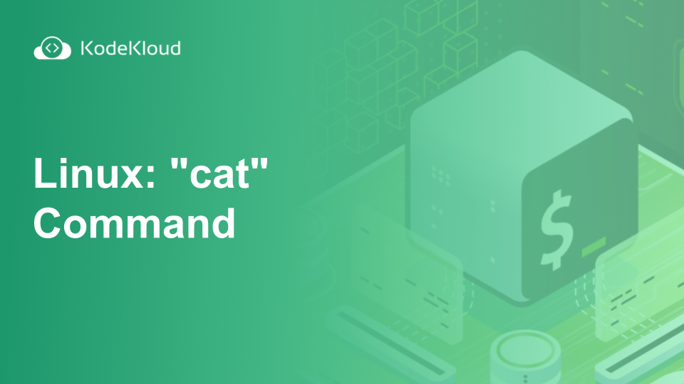 Linux: "cat" Command
