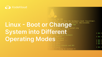 How to Boot or Change System Mode in Linux?