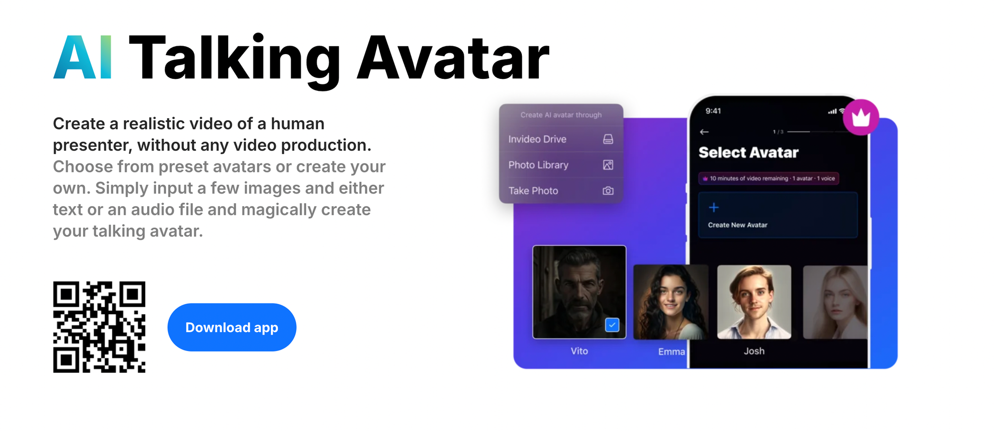 Avatars parlants avec IA