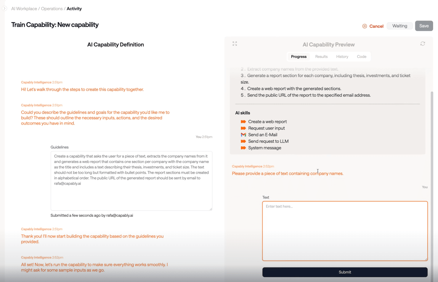 Describe–Criticise–Automate capably