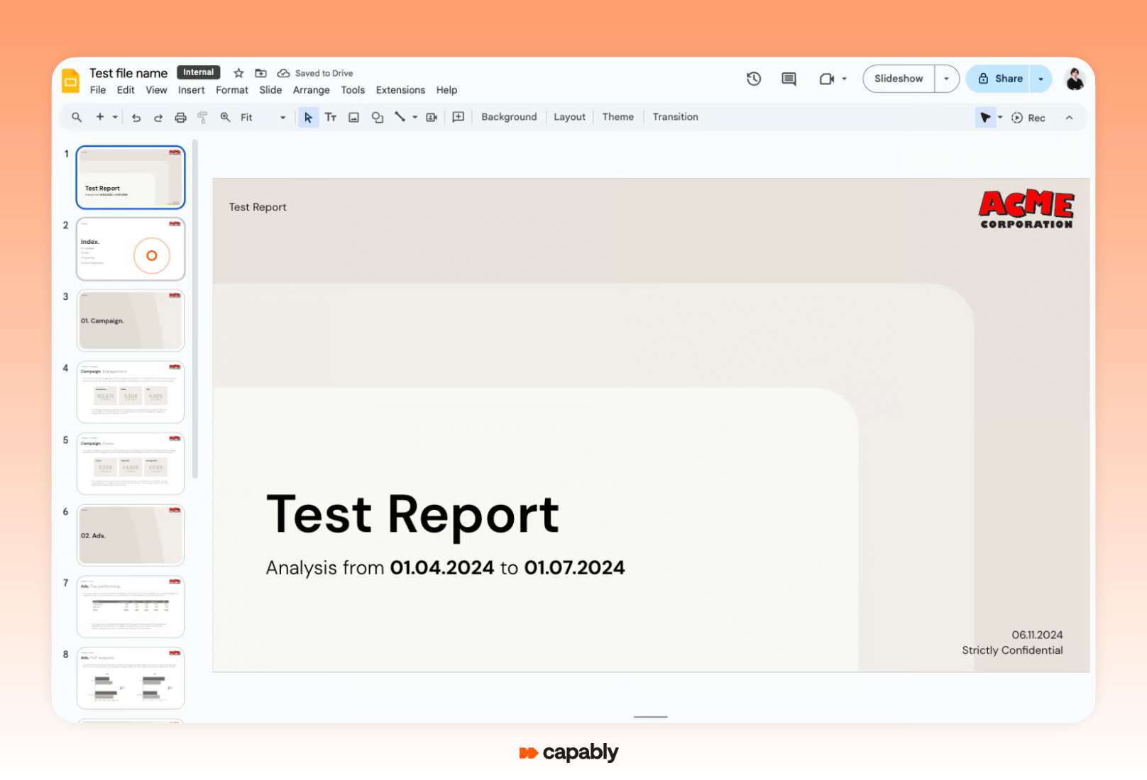 automated campaign reporting