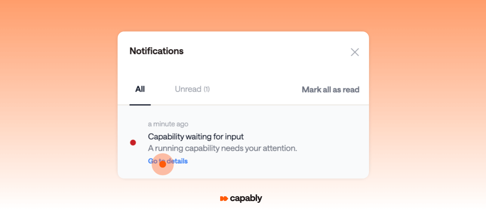 report automation progress notification