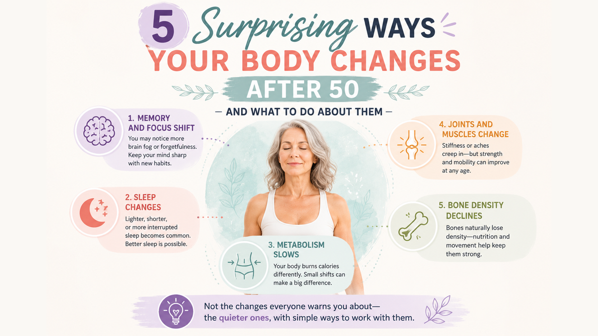 5 Surprising Ways Your Body Changes After 50 — and What to Do About Them
