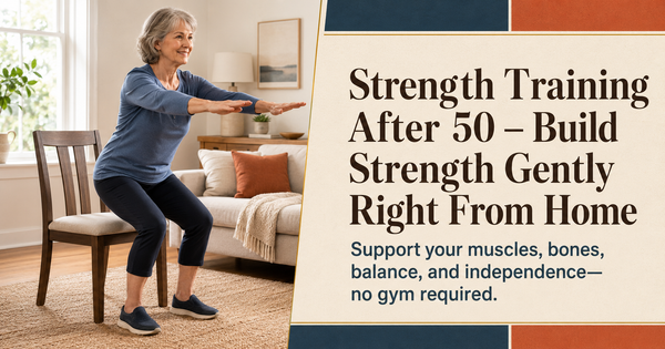 Strength Training After 50 – Build Strength Gently Right From Home
