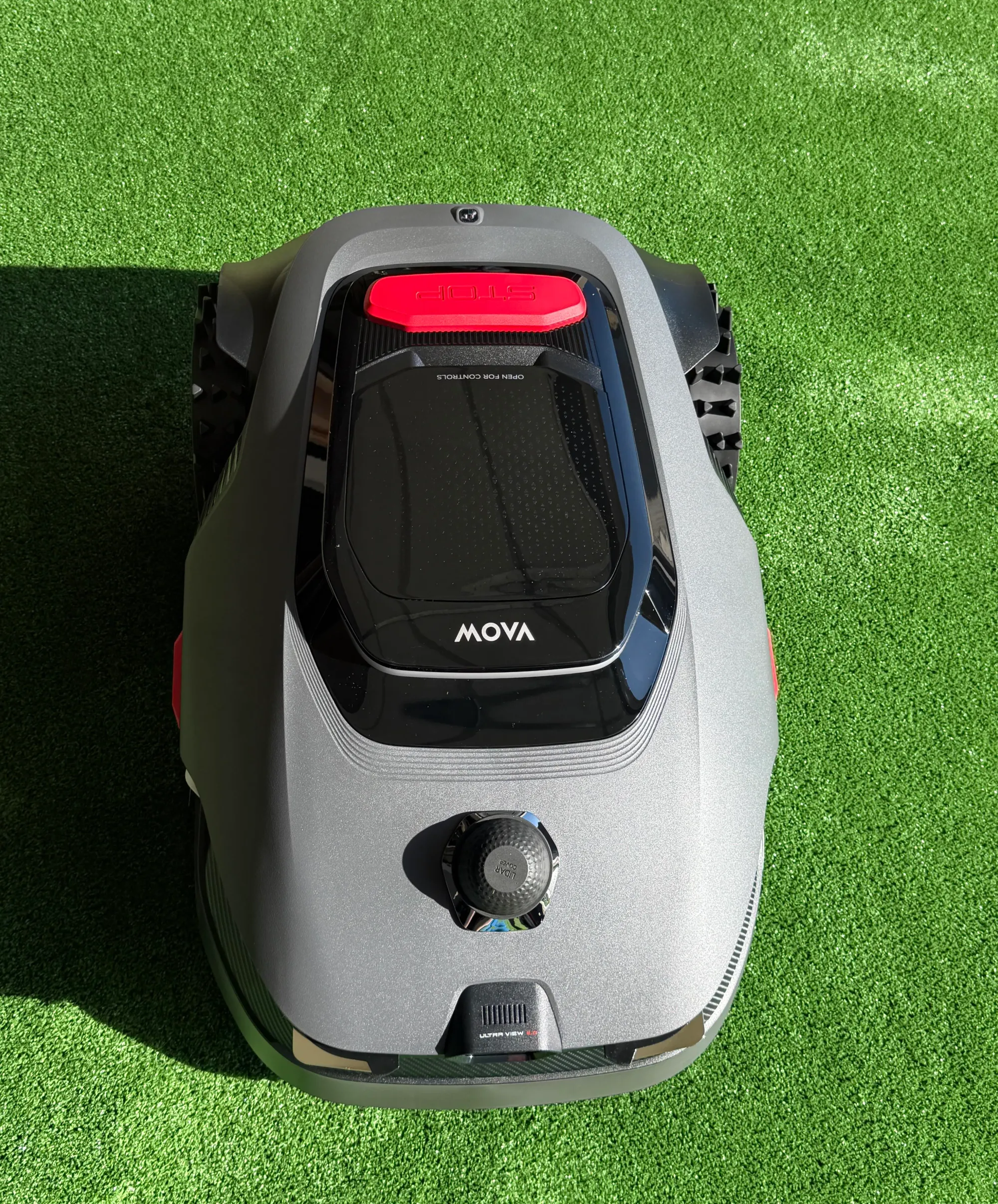 Protective cover on the MOVA LiDAX Ultra 2000 LiDAR sensor