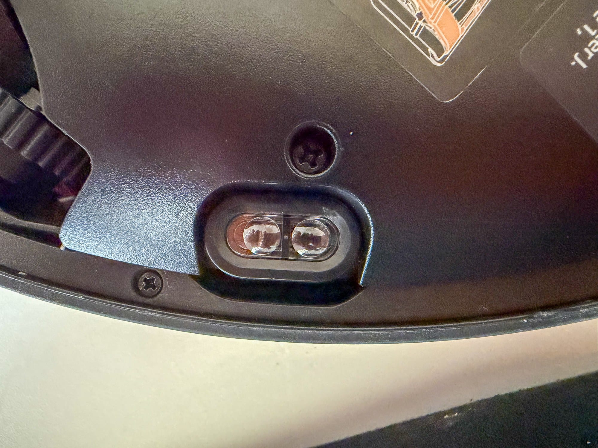 Underside sensor close-up