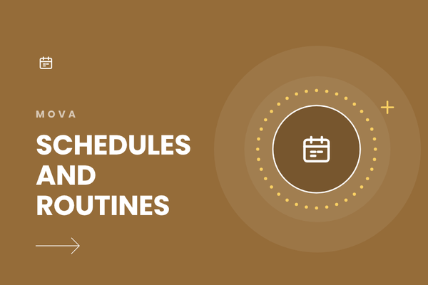 How to Set Up Mova Cleaning Schedules and Saved Tasks