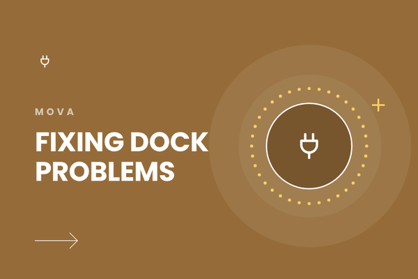 Mova Not Emptying, Washing or Drying? How to Check the Dock