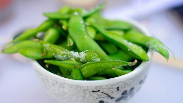 Edamame in a bowl