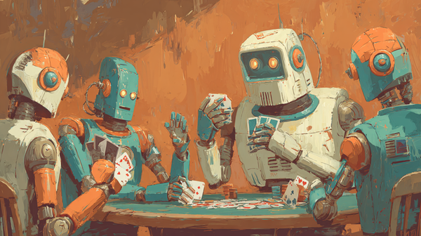 When AIs Play Poker, Volatility Beats Elegance