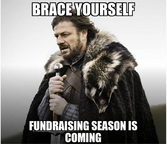 fundraising meme