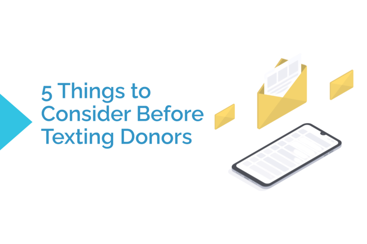 5 Things to Consider Before Texting Donors