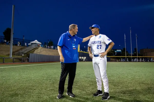 For the first time at Kentucky, Nick Mingione has a new boss