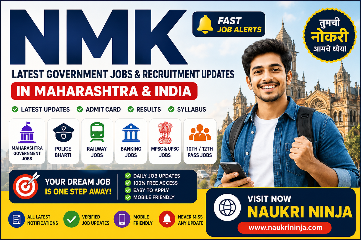 NMK – Latest Government Jobs, Recruitment Updates & Job Alerts in Maharashtra (2026)