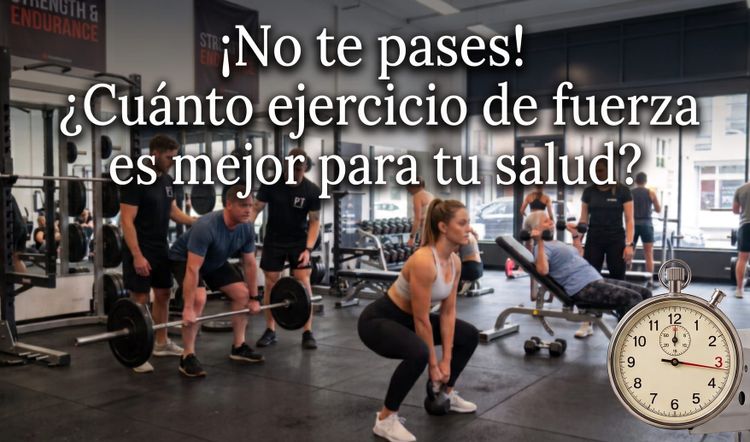 #141. ¡No te pases! ¿Cuánto ejercicio de fuerza es mejor para tu salud?