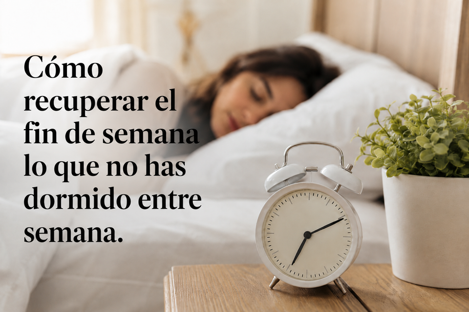 #137. Cómo recuperar el fin de semana lo que no has dormido entre semana.