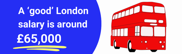 What is a good salary in London?