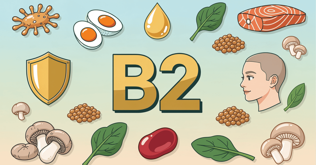 脂質代謝や細胞修復を支える！ビタミンB2（リボフラビン）の働きと摂取方法