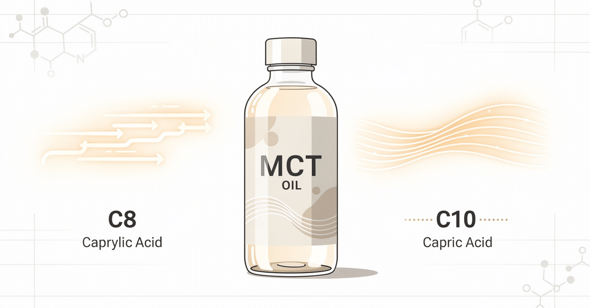 MCTオイルのC8とC10の違いとは？それぞれの特徴と効果