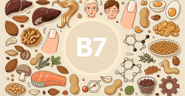 エネルギー代謝と皮膚の健康を支える！ビタミンB7（ビオチン）の働きと摂取方法