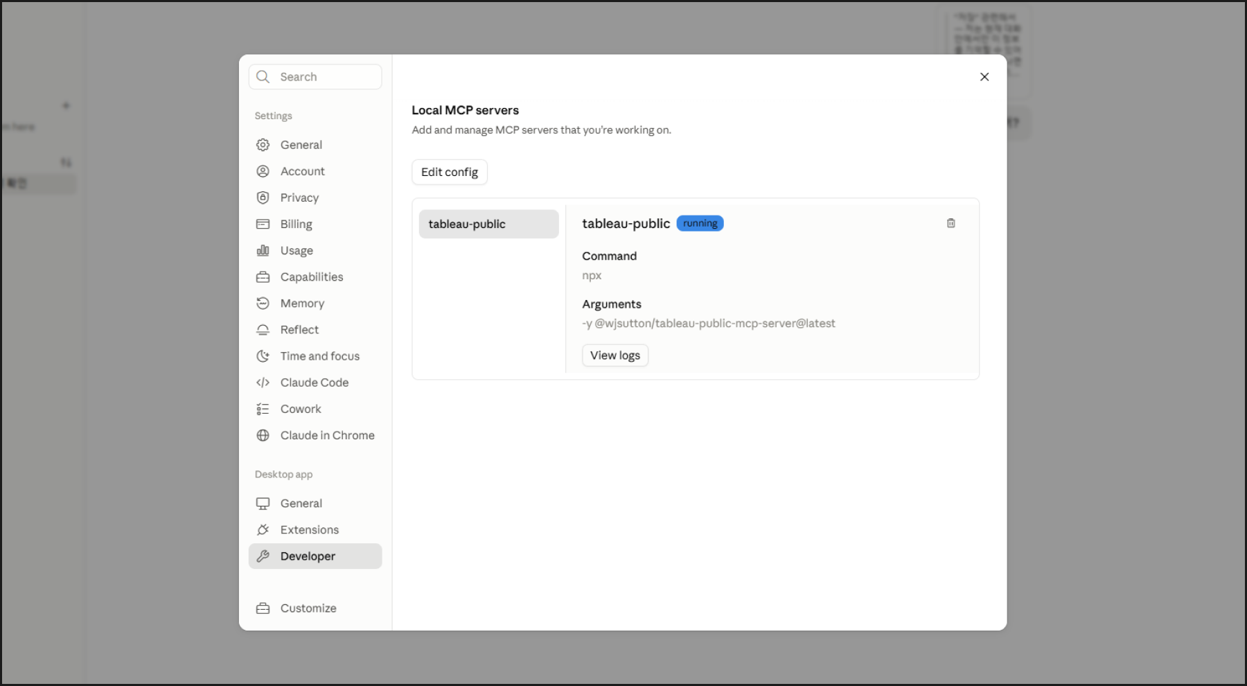 How to Connect Tableau Public MCP to Claude Desktop