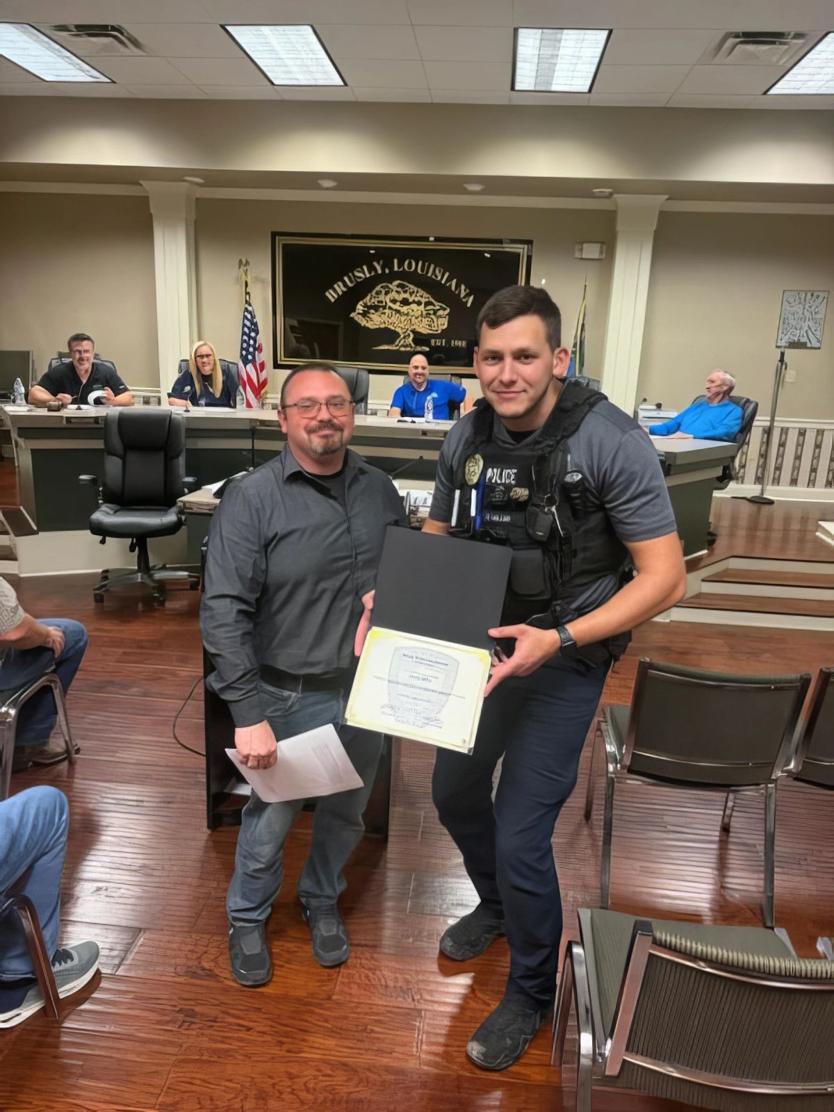 Brusly Officer Saves Woman from Bridge Suicide Attempt