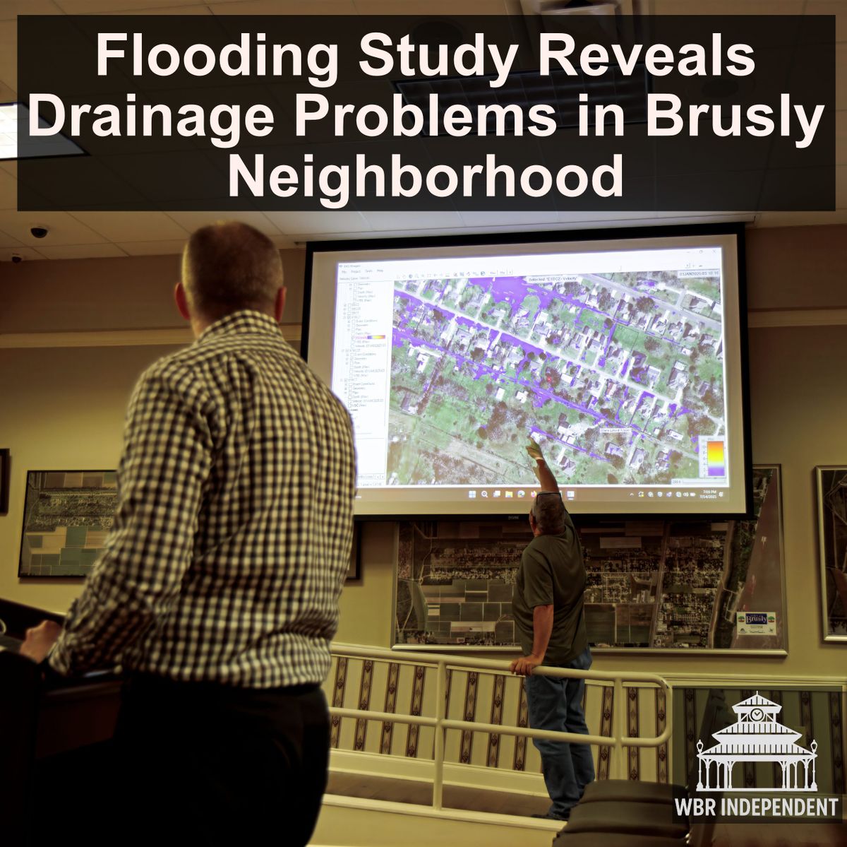 Flooding Study Reveals Drainage Problems in Brusly Neighborhood
