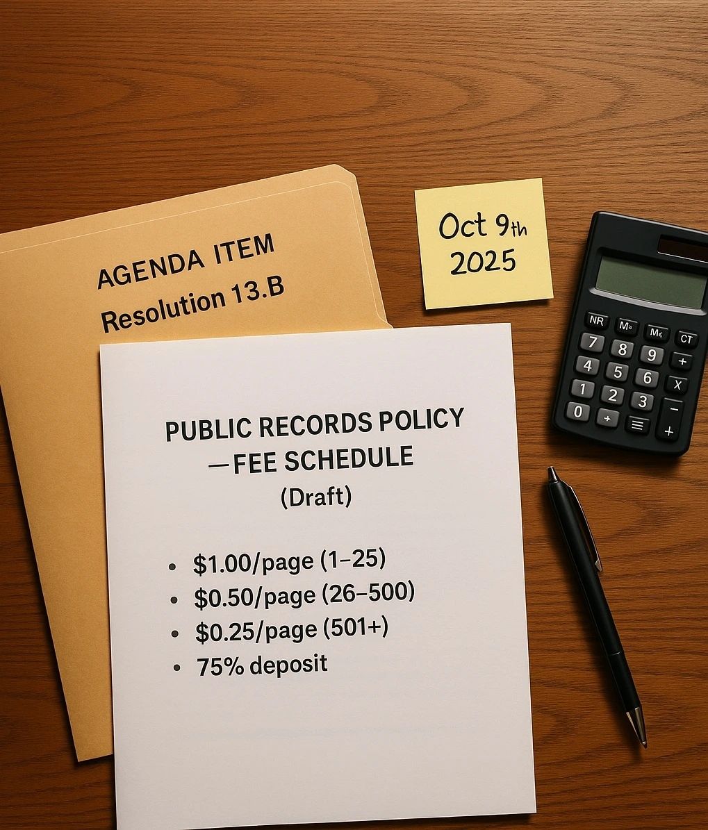 West Baton Rouge Parish Proposes Public Records Fees Four Times State Standard