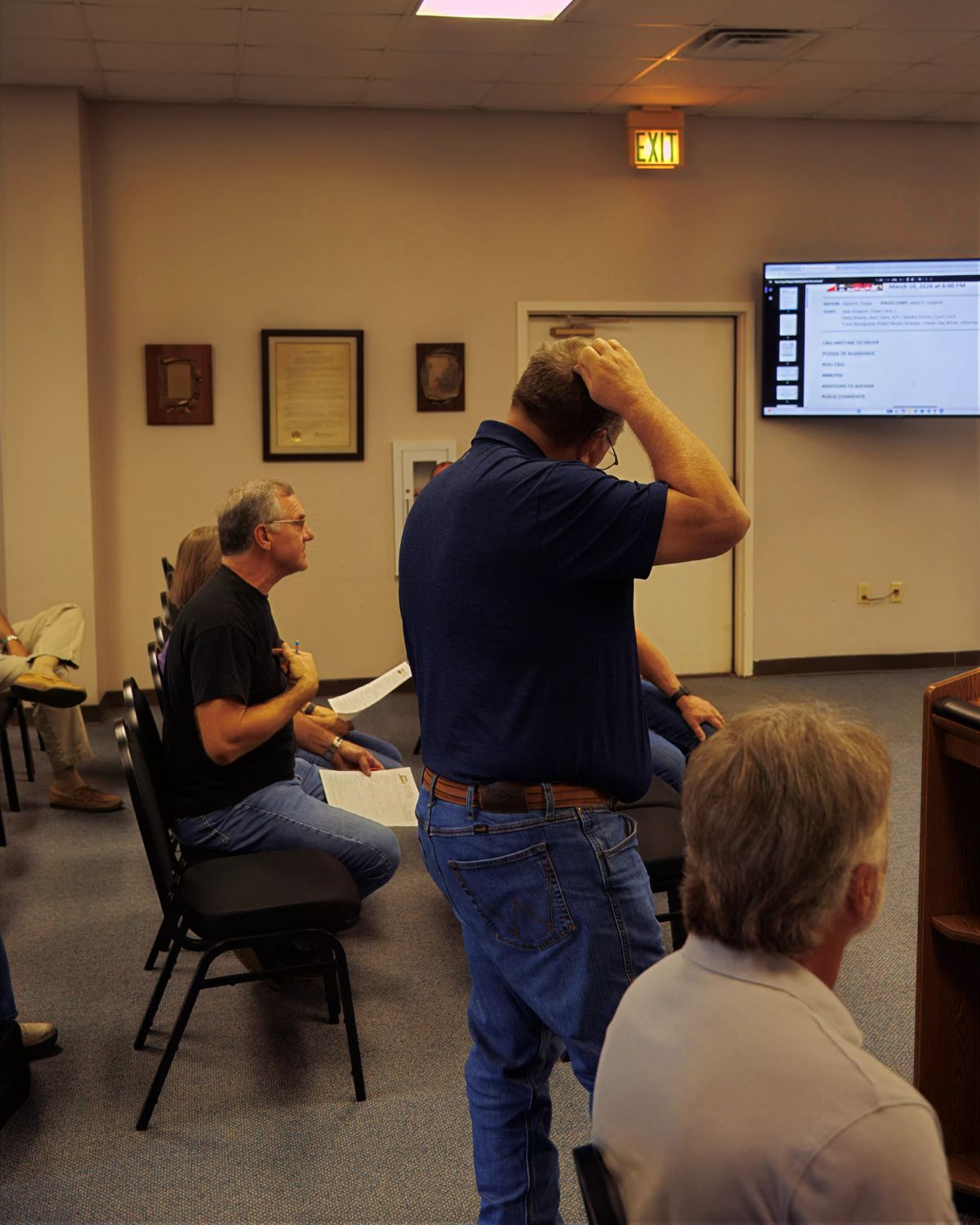 Addis Town Council hears drainage briefing, honors young hospital ambassador