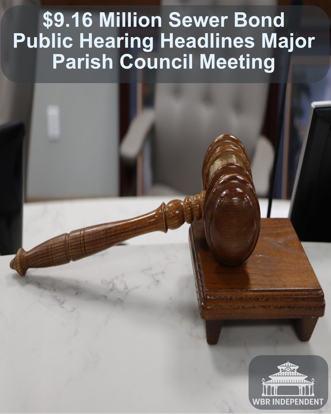 $9.16 Million Sewer Bond Public Hearing Headlines Major Parish Council Meeting