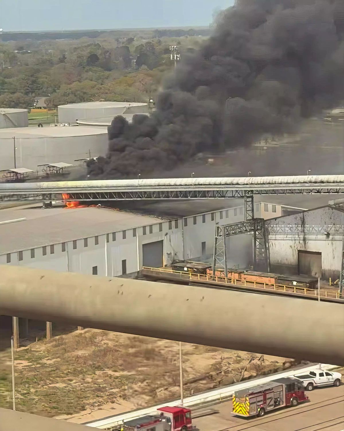 Wood Chip Conveyor Fire Shuts Down Port of Baton Rouge, Triggers Multi-Parish Response